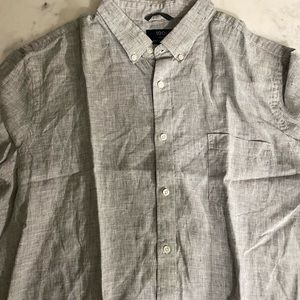 1901 by Nordstrom grey linen SL XXL trim